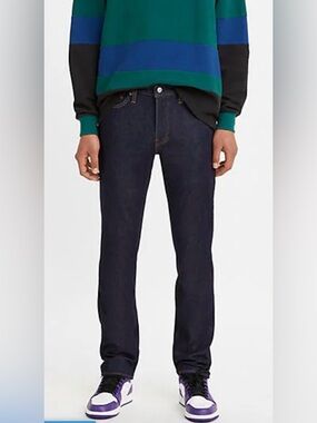 LEVI'S Premium 511 Slim Flex Eco Performance Jeans Dark Blue Sz 31x34 NWT $89.50